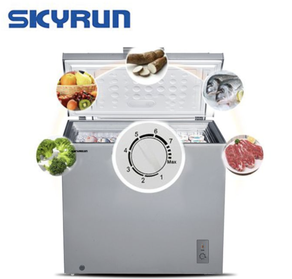 Skyrun 200 Litres Chest Freezer [4200D) - Grey - Image 2